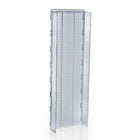Azar Displays – Panneau d’accrochage à ailettes latérales, 44 x 13,75 po, transparent (700352-CLR)-Pour un montage sur panneau perforé ou panneau mural à lattes
