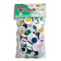 Charles Leonard – Yeux mobiles de couleurs variées Chl64570, 100/paquet (LCH64570)-Yeux mobiles pour l’artisanat et la création de poupées