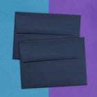 JAM Paper Enveloppes format livret avec fermeture gommée, 5 1/4 x 7 1/4 po, bleu marine, 1000/paquet-Fermeture : gomme