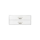 Gry Mattr - Porte-documents à 2 tiroirs de 13 x 10 x 5,7 po - blanc-Carton blanc