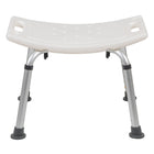 Flash Furniture Chaise De Bain Et Douche Réglable série HERCULES-Blanc (DCHY3410LWH)-Chaise de douche de qualité médicale