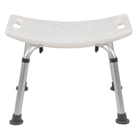 Flash Furniture Chaise De Bain Et Douche Réglable série HERCULES-Blanc (DCHY3410LWH)-Chaise de douche de qualité médicale