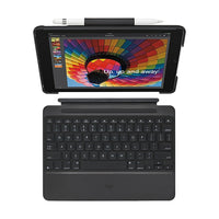 Logitech - Etui avec clavier Slim Combo pour iPad (5e et 6e generation) de 9,7 po - graphite-Étui clavier