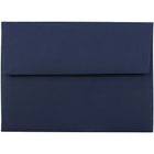 JAM Paper Ensemble de correspondance de 100 cartes et enveloppes de format A7, bleu marine, 100/pqt-A7 (5 1/4 x 7 1/4 po)
