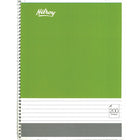 Cahiers #Hilroy à reliure spiralée, ligné, 100 feuilles, 8 po x 10 1/2 po, couleurs variées (13048) -10 1/2 po x 8 po, vertical