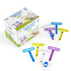 Hand2Mind - FingerFocus Highlighter Kit de classe, 24 ensembles-Surligneur portable unique aide les enfants à traiter les lettres et les sons