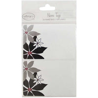 JAM Paper Étiquettes-cadeaux porte-nom avec fleurs, 2 1/4 x 3 1/2 po, 2/page, 96/paquet-Taille : 2 1/4 haut. x 3 1/2 larg. (po)