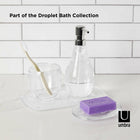 Umbra DROPLET - Plateau de courtoisie acrylique, transparent, Paquet de 3-3 paquet