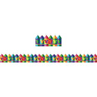 Eureka Geo Mickey Pencils Deco Trim Extra Large Die Cut, 36 Pack-À utiliser pour décorer vos présentoirs, fenêtres, portes ou tableaux noirs
