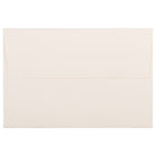 JAM Paper Enveloppes livret Strathmore avec fermeture gommée, fines rayures, 5 1/2 x 8 1/8 po, blanc naturel, 1000/pqt-Blanc naturel