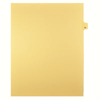Markmaker - Intercalaires imprimes Legal, Chamois, 1/25th coupe, format lettre, sans trous, 25 tabs/PQT, 5 PQT/Boite, Numero 81-Intercalaires imprimes Legal