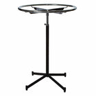 Eddie's - Porte-vêtements et accessoires rond de 36 po - Noir mat-Porte-vêtements et accessoires rond