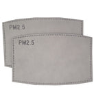 Masque de protection à 3 épaisseurs Relaxsan, de tissu à 4 plis, Réutilisable et lavable, Filtre de carbone inclus-Épouse la forme du visage