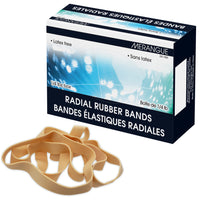 Merangue - Élastiques - 6 x 5/8 po - Boîte de 1/4 lb  - Paquet de 10-Élastiques économiques, idéal pour regrouper des documents, des articles et des colis