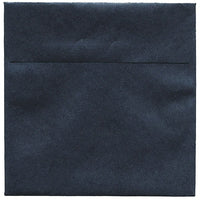 JAM Paper Enveloppes carrées Stardream métalliques, 6,5 po, anthracite, 50/paquet-Enveloppes Stardream en papier anthracite à effet métallisé