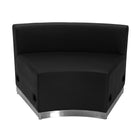 Flash Furniture – Alon Series ZB803580SBK, ensemble de réception 6 pièces, cuir souple,noir-Siège et dossier fermes