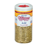 Pacon – Paillettes dorées Spectra Pac91680, 4 oz, 6/paquet (PAC91680)-Pour l’école et les projets d’artisanat.