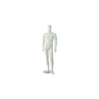 Mannequin homme adulte abstrait de la collection RP, blanc lustré (RPMA 1)-Mannequin homme