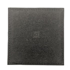 Ashlin® Ensemble de 8 sous-verres avec boîte Yorkshire, noir-OPTION : surpiqûres blanches (commande minimale de 50 unités requise). OPTION : couleurs personnalisées (commande minimale de 100 unités requise).