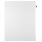 Mark Maker – Onglets séparateurs juridiques blancs, 1/15 onglets, format lettre, sans trous, numéro 182, 25/paquet-Onglets séparateurs blancs, 1/15 onglets