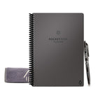 Rocketbook – Cahier Réutilisable Intelligent Fusion – Format Exécutif – 21 Feuilles – Gris Espace Profond-Fini le gaspillage de papier – ce notebook écoresponsable offre 7 modèles de page différents pour la planification, la création de listes, l’établissement d’objectifs, la prise de notes, les croquis et le partage de grandes idées