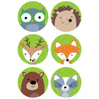 Creative Teaching Press 3" Designer Cut-Outs Woodland Friends-À utiliser pour l'organisation de la classe, l'étiquetage des bacs à livres, les étiquettes cubby, les étiquettes de bureau, etc.