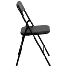 Flash Furniture - Ensemble de table à carte et de chaises pliantes noires de 5 pièces-L'ensemble comprend: table carrée et 4 chaises