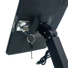 Futech IPS002FB Support pour iPad au sol, 10 "L x 47" H X5 "D, Noir-Avec rotation à 360 degrés, orientation horizontale et verticale pour une visualisation facile
