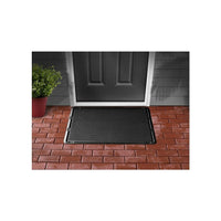 WeatherTech Tapis de porte OutdoorMatMC pour la maison et le bureau, 30 x 60 po, noir-Tapis de porte haute qualité avec cônes pour retirer les débris de vos chaussures