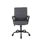 Brassex - Chaise de travail Jace, anthracite-Hauteur réglable avec vérin hydraulique de 100 mm