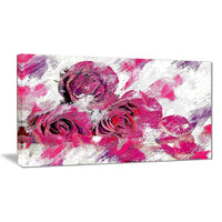 Designart – Art imprimé sur toile, floraison de tulipes (PT3428-32-16)-Impression