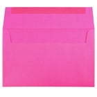 JAM Paper Enveloppes format livret de teinte claire avec fermeture gommée, 6 x 9 1/2 po, fuchsia, 1000/paquet-Taille : A10 (6 x 9 1/2 po)