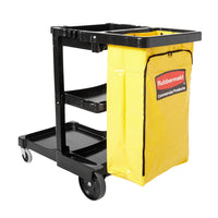 RubbermaidMD ® Chariot de concierge-Sac à fermeture éclair pour retirer les déchets facilement