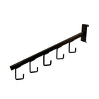 Can-Bramar – Support incliné avec crochets  pour panneau rainuré – 16 po – chrome – paquet de 25-Support incliné pour panneau rainuré avec crochets