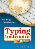 Individual Software – Logiciel de dactylo Typing Instructor Gold, anglais [téléchargement]-Les dactylographes peuvent apprendre en anglais ou en espagnol