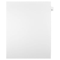 Mark Maker – Onglets séparateurs juridiques blancs, 1/25 onglets, format lettre, sans trous, numéro 53, 25/paquet-Onglets séparateurs blancs, 1/25 onglets
