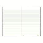 Blueline – Bloc-Notes EcoLogix Ligné – 7-1/2 po x 4-3/4 po – Ligné – 96 Feuilles – Noir-192 pages