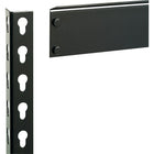 Hirsh - Étagère IRON HORSE industrielle, 5 tablettes, 18 po x 48 po, noire-S'assemble à la verticale ou à l'horizontale pour s'adapter à presque n'iimporte quel espace