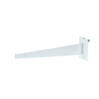 Can-Bramar – Présentoir Econoline pleine vue, 70 x 18 x 38 haut. (po), blanc-Comprend des tablettes en verre réglables, à profondeur de 10 po et 12 po, avec portes coulissantes en MDF et verre trempé de sécurité. (EC-SC6W)