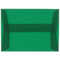 JAM Paper Enveloppes translucides A10, vert course, 50/paquet-Enveloppes translucides, teinte vert course