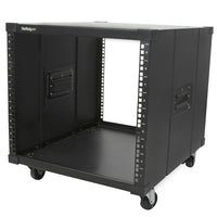 StarTech - Rack de serveur portable avec poignées, 9U-Portabilité maximale grâce aux poignées intégrées et aux quatre roulettes pivotantes incluses