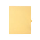 Mark Maker – Onglets séparateurs juridiques beiges, 1/26 onglets, format lettre, sans trous, lettre N, 25/paquet-Onglets séparateurs beiges, 1/26 onglets