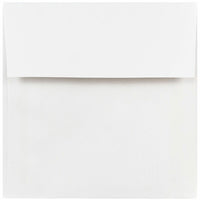 JAM Paper Enveloppes, 5 x 5 (po), blanches, 250/paquet-Enveloppes blanches