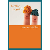 Aline Greetings – Carte pour occasion spéciale, A new home? How Wonderful!, paq./18-Papier non couché de qualité supérieure