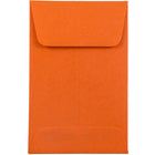 JAM Paper - Enveloppes à monnaie no 1, 2,25 x 3,5 po, papier recyclé de couleur vive, orange, 100/paquet (352627815G)-Orange