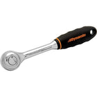 Dynamic Tools – Cliquet à 72 dents de 1/4 po, à dégagement rapide, fini chromé, poignée confortable de 5 po-Prise de 1/4 po