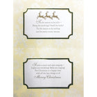 Rosedale Gold 5-1/2" x 8" cartes de voeux-Imprimé sur du papier cartonné non couché de qualité supérieure