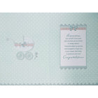 Rosedale ? Cartes de souhaits et enveloppes pour bébé « Welcome Little One! » dorée, 5 1/2 x 8 po , 6/paquet (19679)-Cartes de souhaits de qualité comparable à celles qu’on retrouve dans un magasin spécialisé