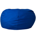 Flash Furniture - Fauteuil poire surdimensionné bleu royal plein-Fauteuil poire surdimensionné