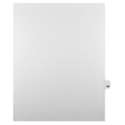 Markmaker - Intercalaires imprimes Legal, Blanc, 1/25th coupe, format lettre, sans trous, 25 tabs/PQT, 5 PQT/Boite, Numero 193-Intercalaires imprimes Legal